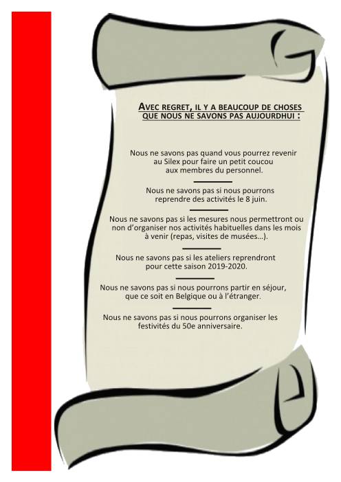 Lettre aux membres 1